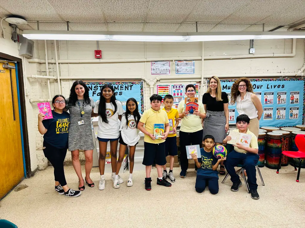 Franklin School book donation