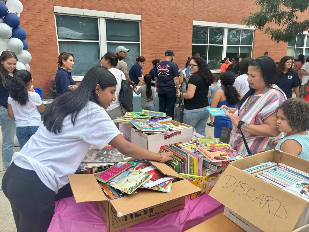 Book distribution event