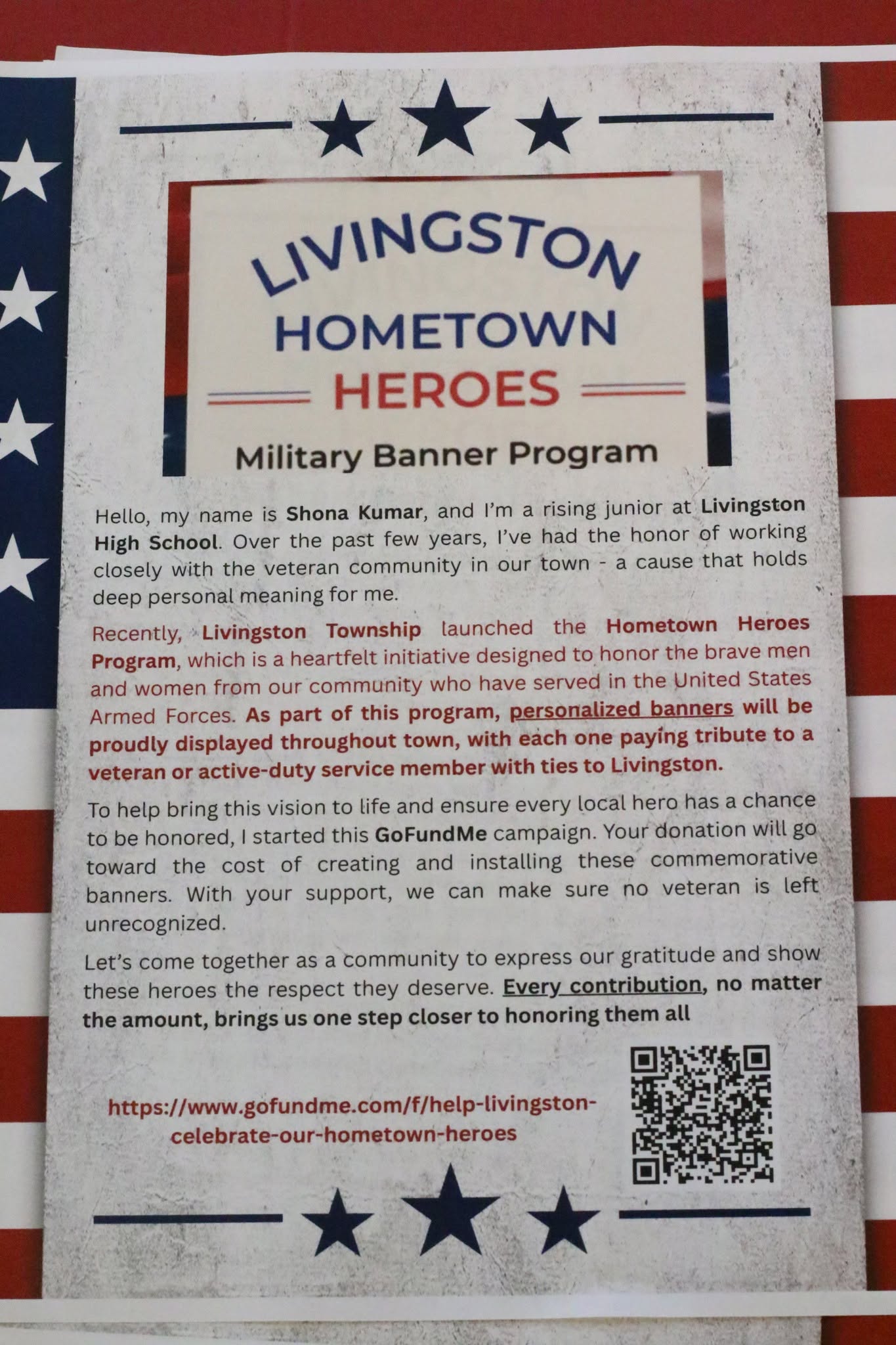West Essex Tribune – Hometown Heroes Fundraiser